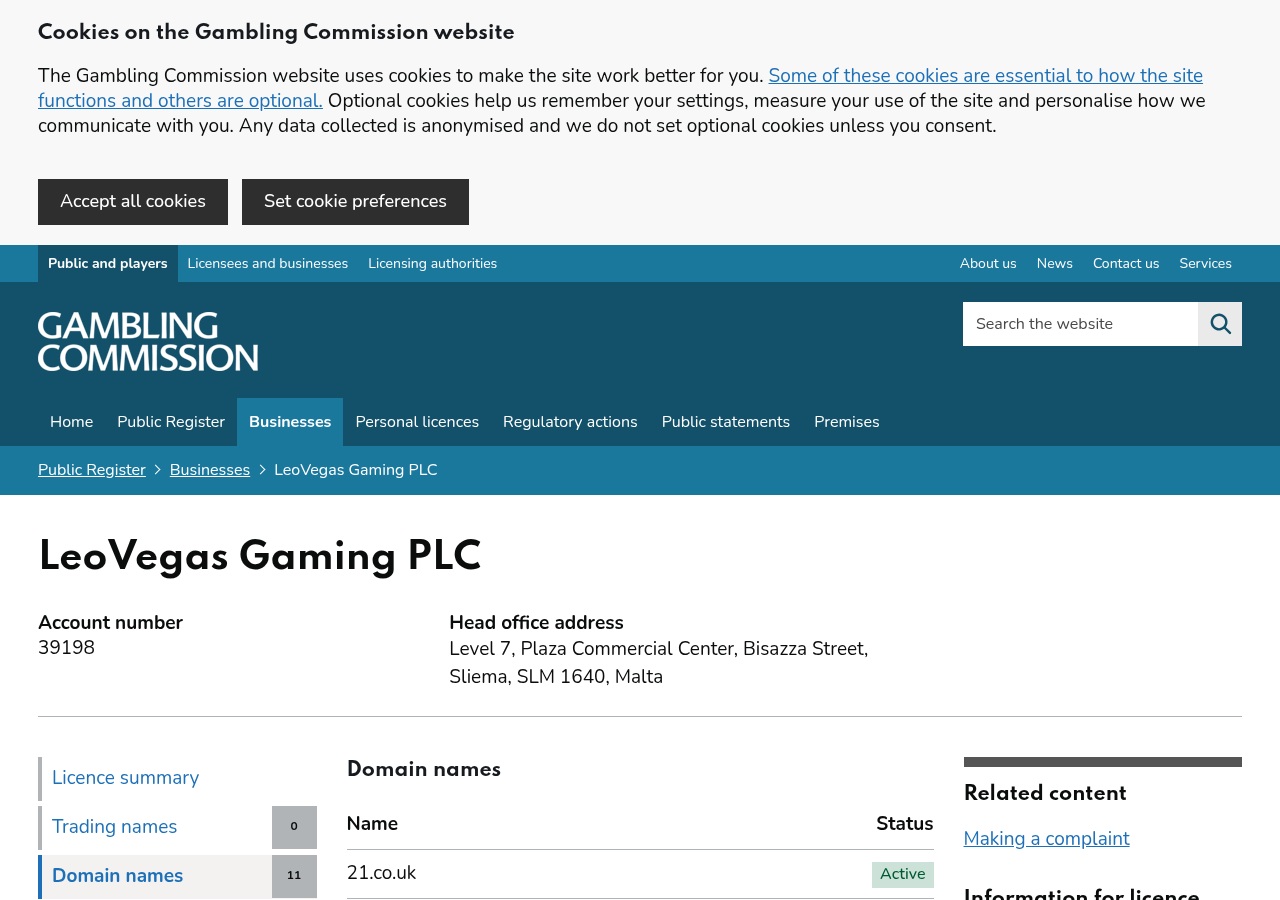 Gambling Commission record captured for BetMGM