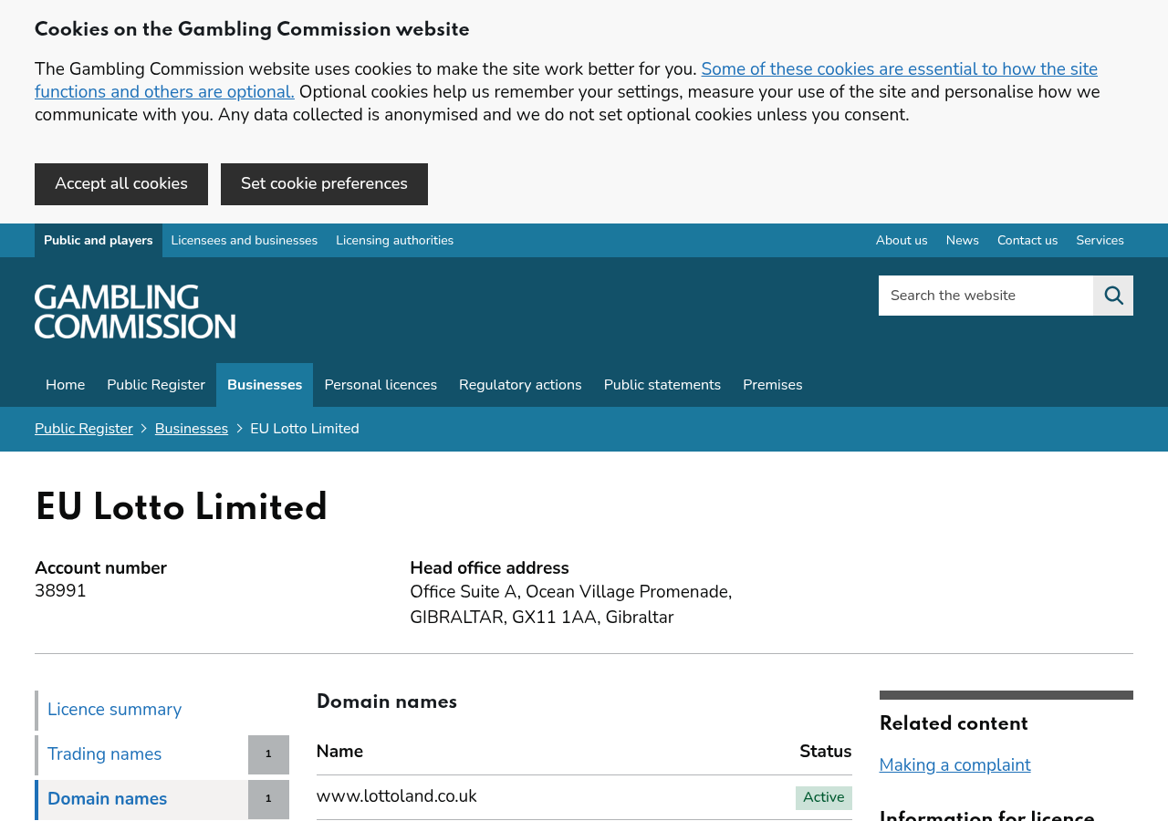 Gambling Commission record captured for Lottoland