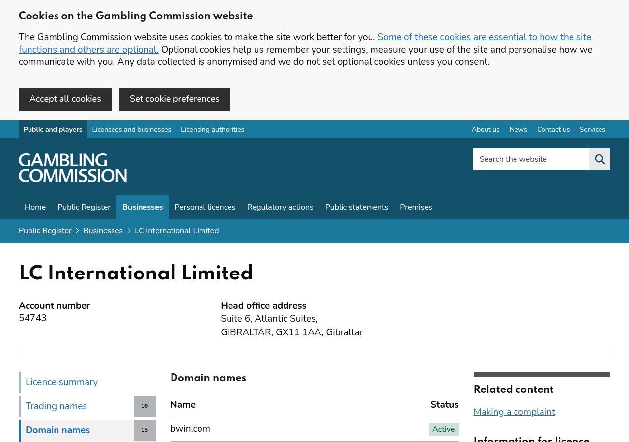 Gambling Commission record captured for bwin